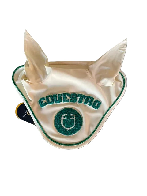 EQUESTRO CUFFIETTA IN TESSUTO SATIN CON LOGO RICAMATO E BORDINO FULL