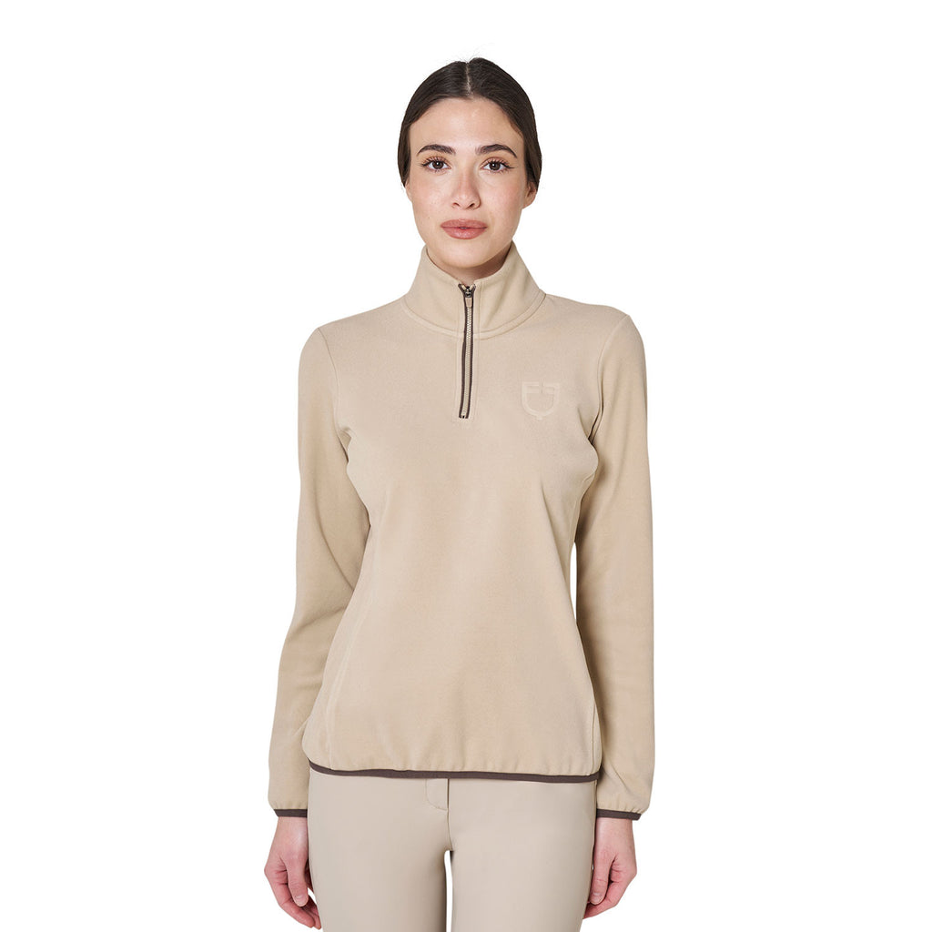 FELPA DONNA EQUESTRO CON ZIP