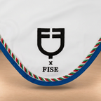 Equestro Cuffietta X FISE con Piping Tricolore LFETH09014