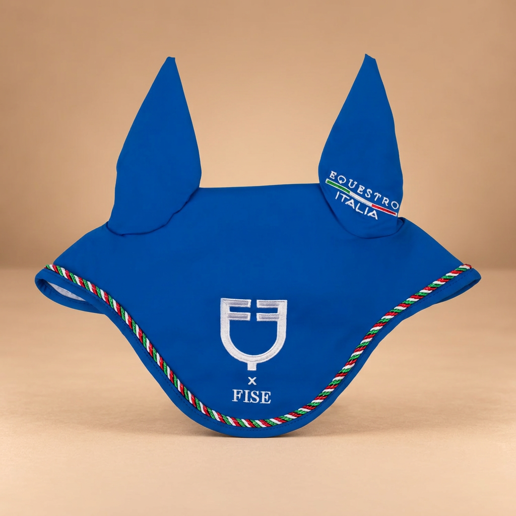 Equestro Cuffietta X FISE con Piping Tricolore LFETH09014