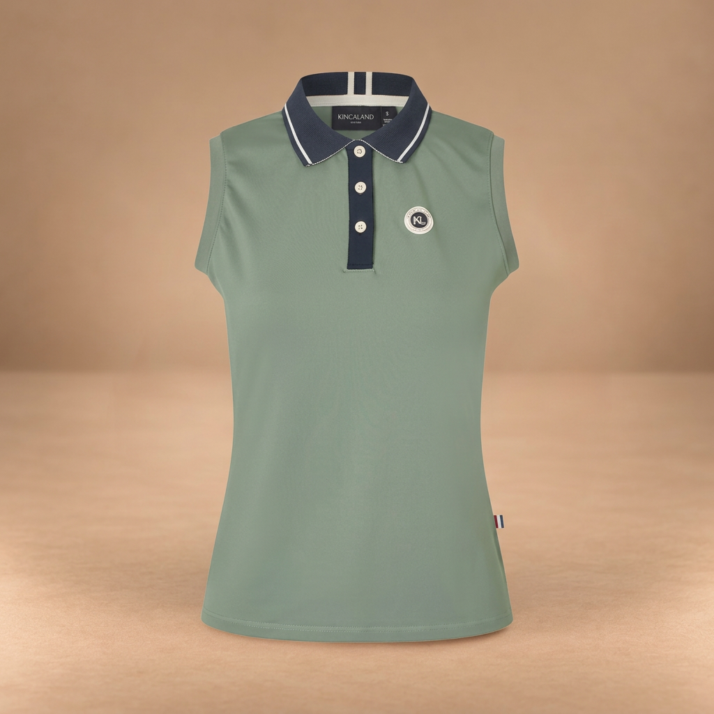 KINGSLAND POLO SENZA MANICHE DONNA KLLaura IN PIQUE'