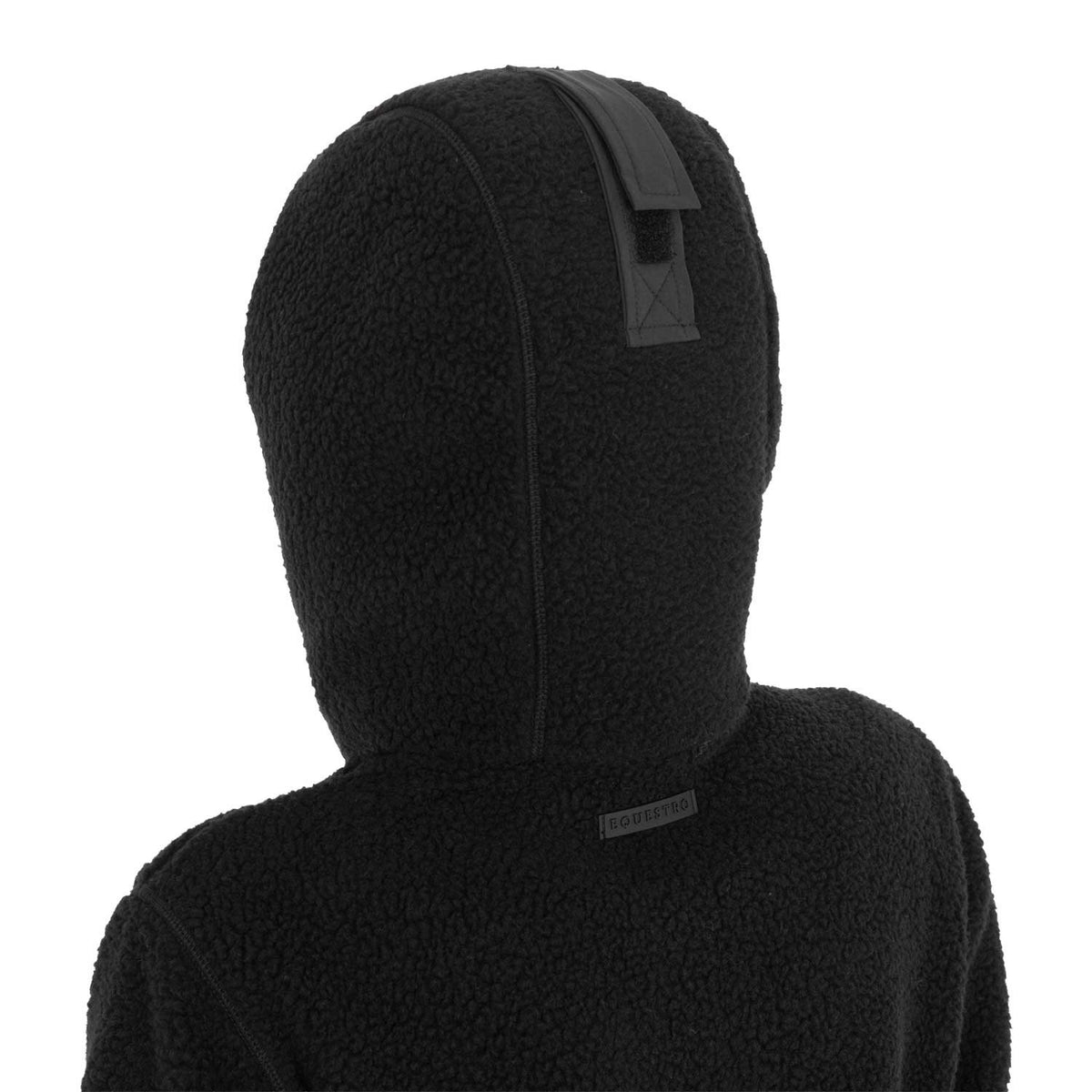 FELPA DONNA IN PILE TEDDY CON CAPPUCCIO E ZIP