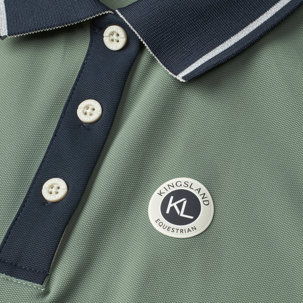 KINGSLAND POLO SENZA MANICHE DONNA KLLaura IN PIQUE'