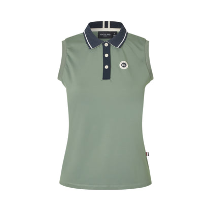 KINGSLAND POLO SENZA MANICHE DONNA KLLaura IN PIQUE'