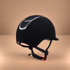 Cap ultra-light in velluto con strass