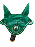 EQUESTRO CUFFIETTA IN TESSUTO SATIN CON LOGO RICAMATO E BORDINO FULL
