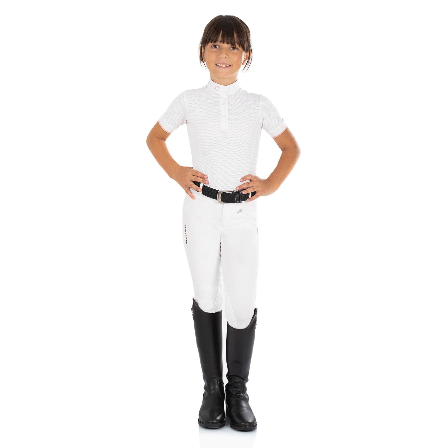 EQUESTRO PANTALONI JUNIOR MODELLO KASUMI IN TESSUTO TECNICO