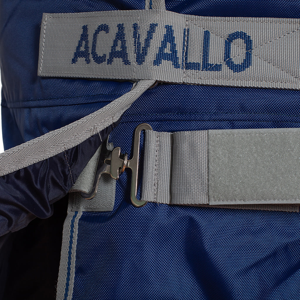Acavallo Coperta da Paddock Ripstop 840D 400g – Impermeabile Navy