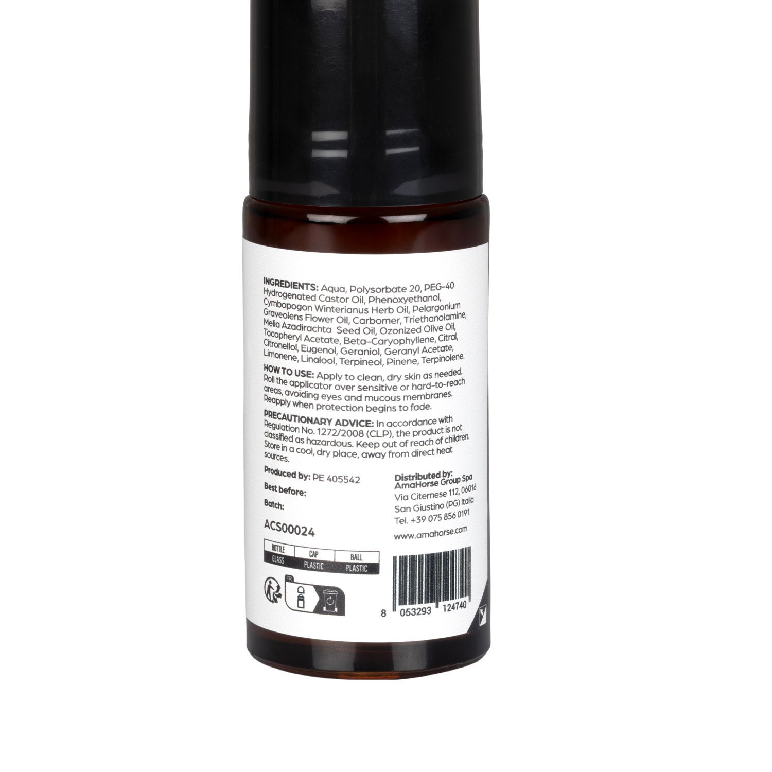 ROLL-ON CITRONELLA GERANIO E NEEM PER MUSO CAVALLO 50 ML