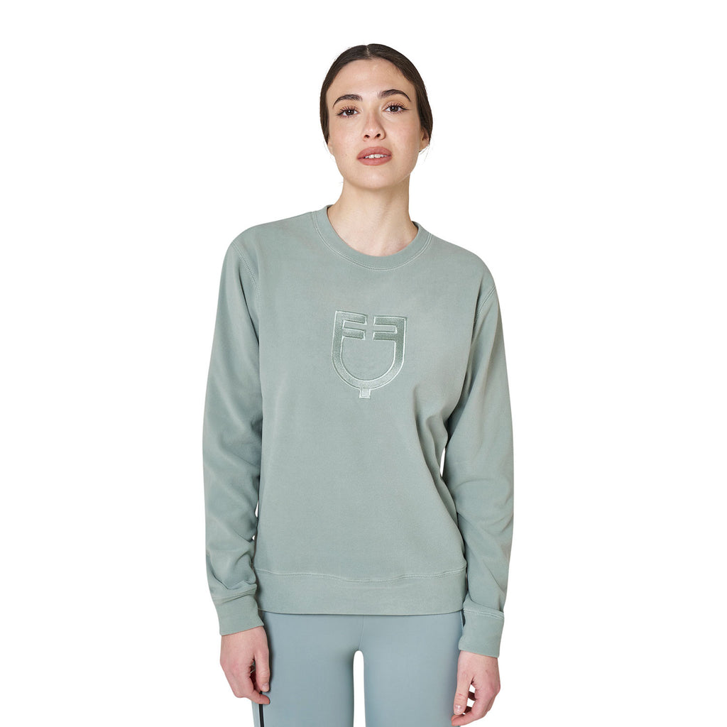 FELPA DONNA GIROCOLLO IN PILE EQUESTRO