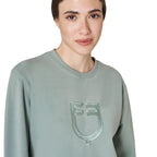 FELPA DONNA GIROCOLLO IN PILE EQUESTRO