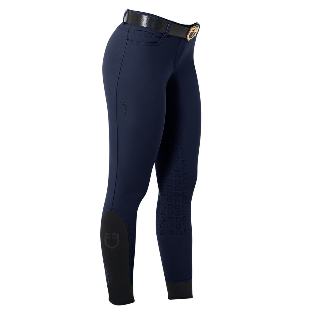 EQUESTRO PANTALONI DONNA SLIM FIT ARIA FULL GRIP TESSUTO TECNICO