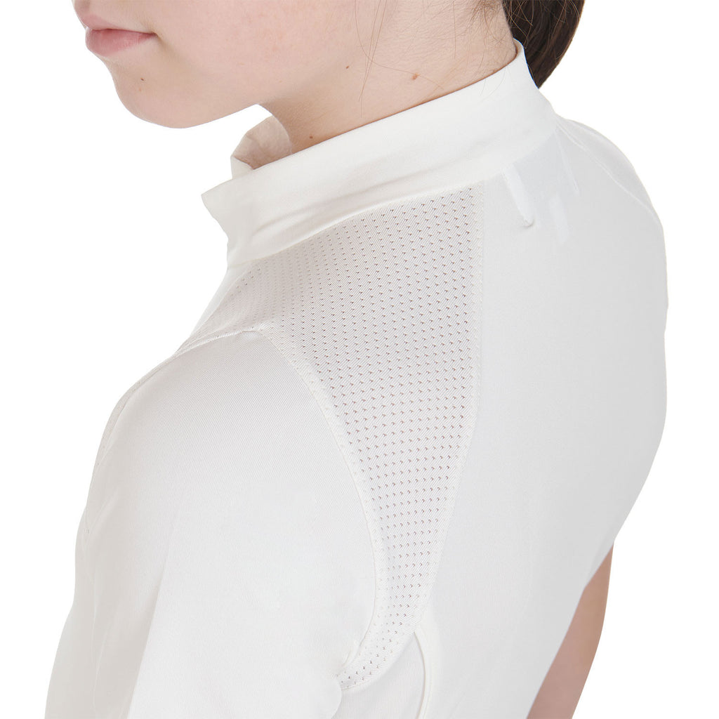 EQUESTRO POLO BAMBINI ALLENAMENTO SLIM FIT TESSUTO TECNICO