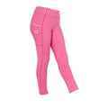 EQUESTRO LEGGINGS BAMBINA SLIM FIT GRIP CON LOGO