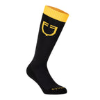 EQUESTRO CALZA TECNICA CON LOGO A CONTRASTO
