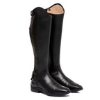 STIVALI UNISEX ACE BLACK CON INSERTO MULTILOGO EQUESTRO