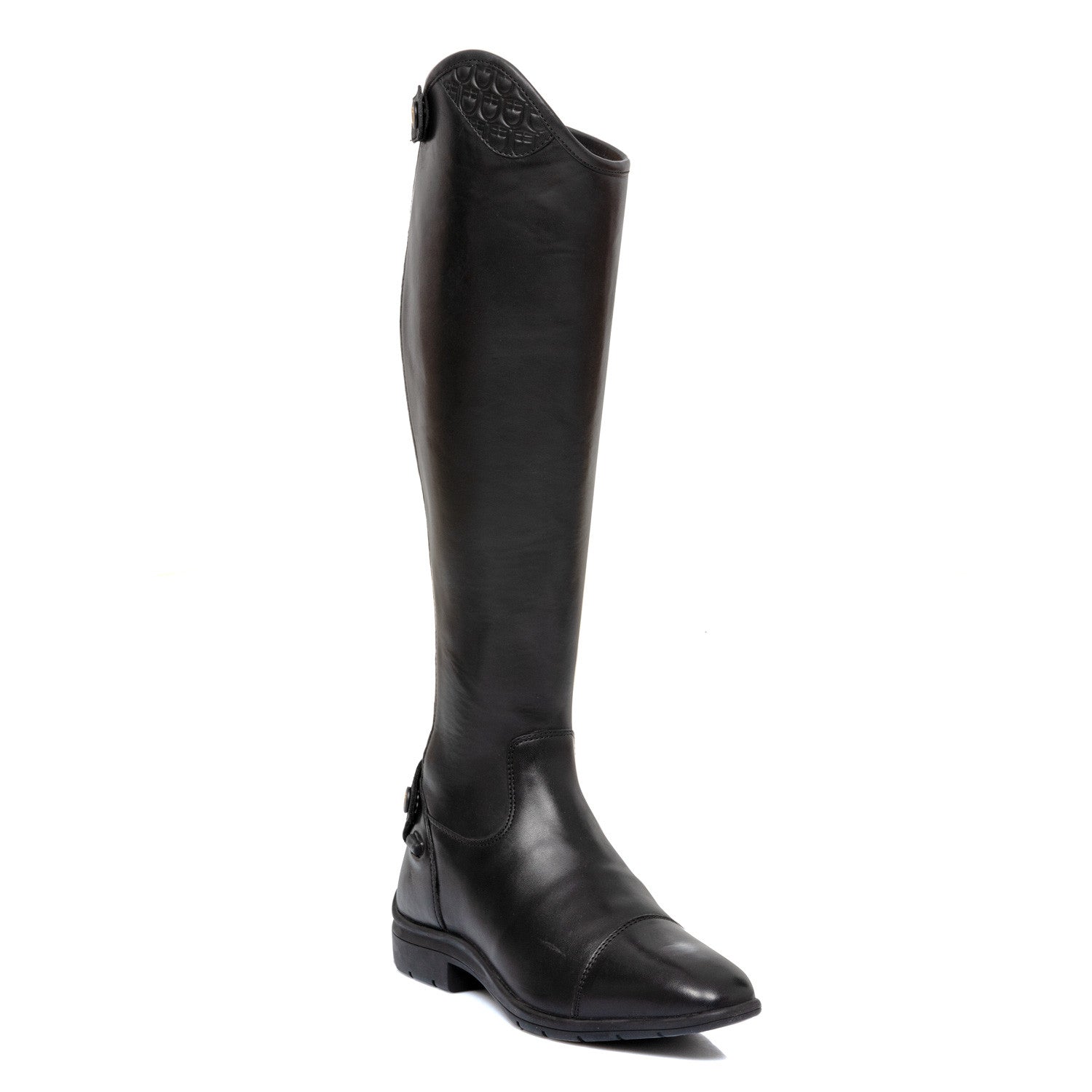 STIVALI UNISEX ACE BLACK CON INSERTO MULTILOGO EQUESTRO