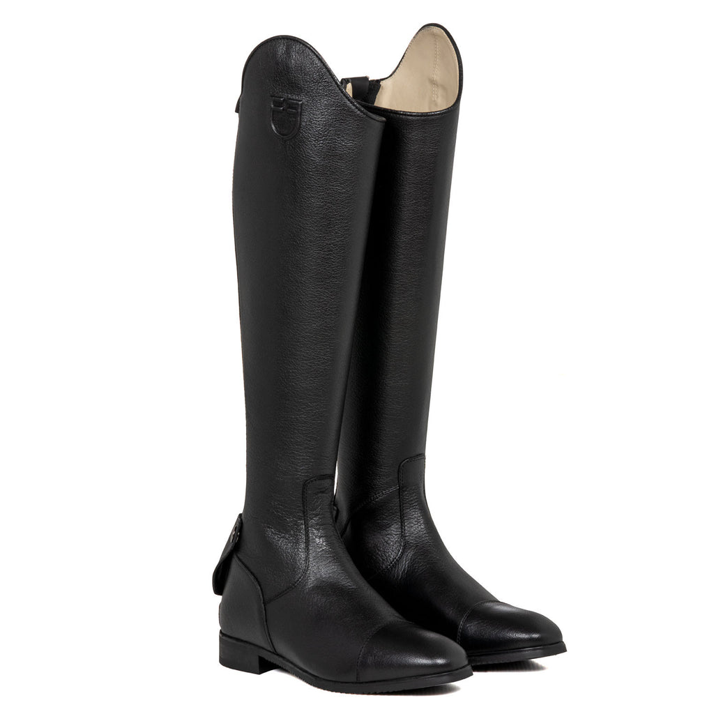 STIVALI UNISEX JUPITER BLACK IN PELLE DI VITELLO CON ZIP POSTERIORE | EQUESTRO