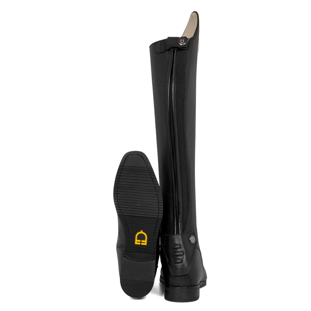 STIVALI UNISEX JUPITER BLACK IN PELLE DI VITELLO CON ZIP POSTERIORE | EQUESTRO