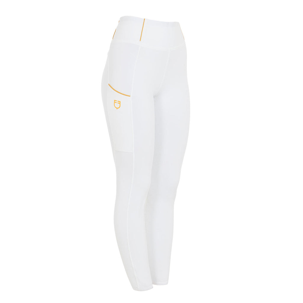 EQUESTRO LEGGINGS BAMBINA SLIM FIT GRIP CON LOGO