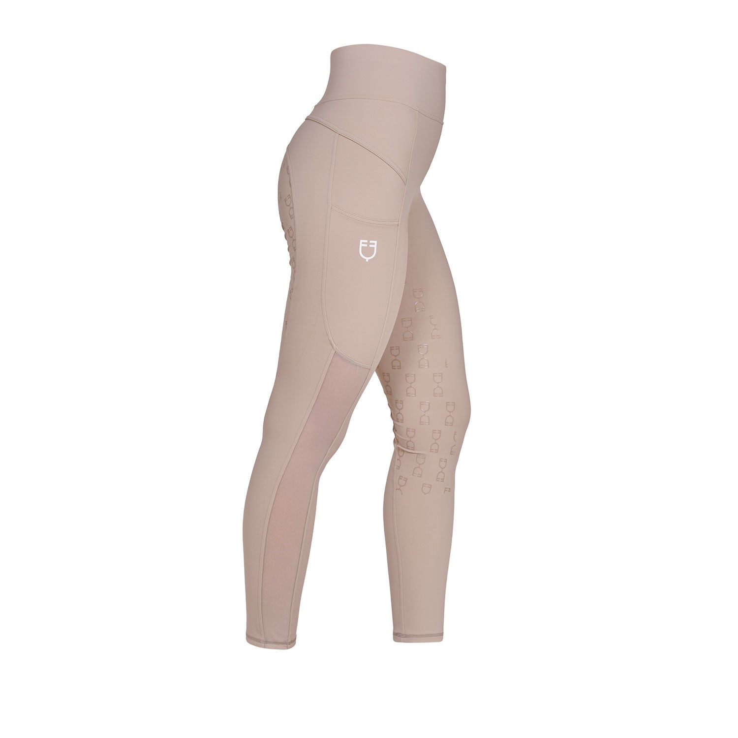 EQUESTRO LEGGINGS DONNA SLIM FIT FULL GRIP MICRO MESH