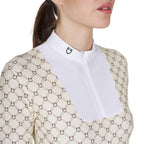 EQUESTRO POLO DONNA DA CONCORSO MANICA LUNGA MONOGRAM