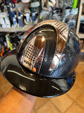 Casco in Carbonio KEP E-Light – Nero Lucido, 3 Inserti Oro Rosa | Taglia M