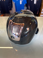 Casco in Carbonio KEP E-Light – Nero Lucido, 3 Inserti Oro Rosa | Taglia M