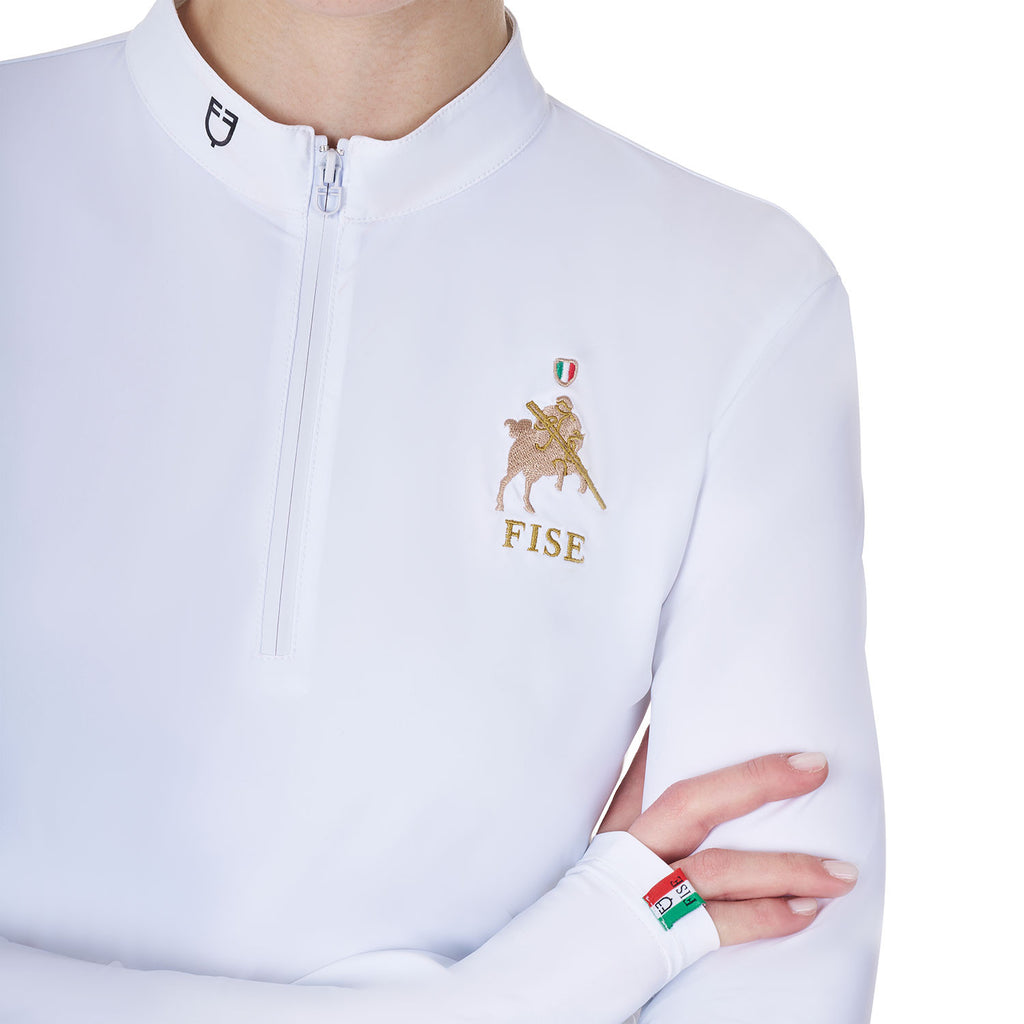 EQUESTRO X FISE POLO DONNA DA CONCORSO MANICA LUNGA