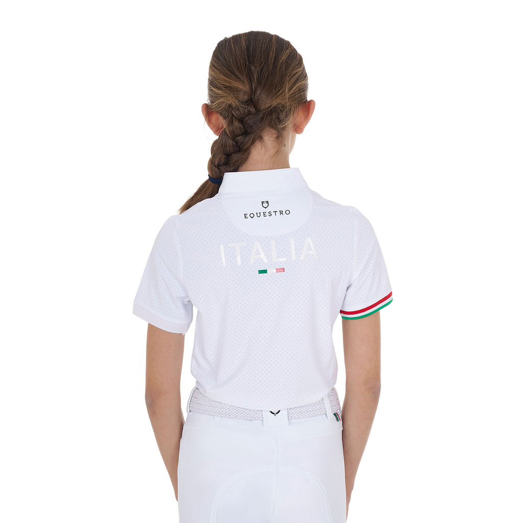 EQUESTRO X FISE POLO BAMBINA DA CONCORSO CON ZIP