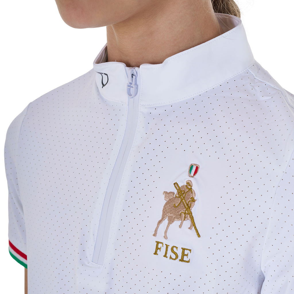 EQUESTRO X FISE POLO BAMBINA DA CONCORSO CON ZIP