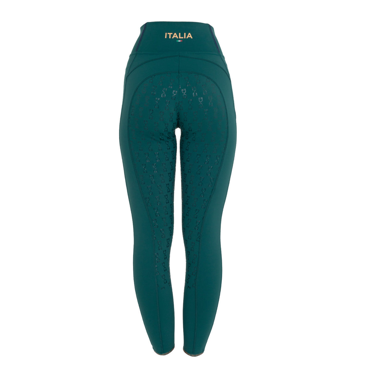 Leggings Donna Slim Fit Full Grip Siliconato – Equestro X FISE 100