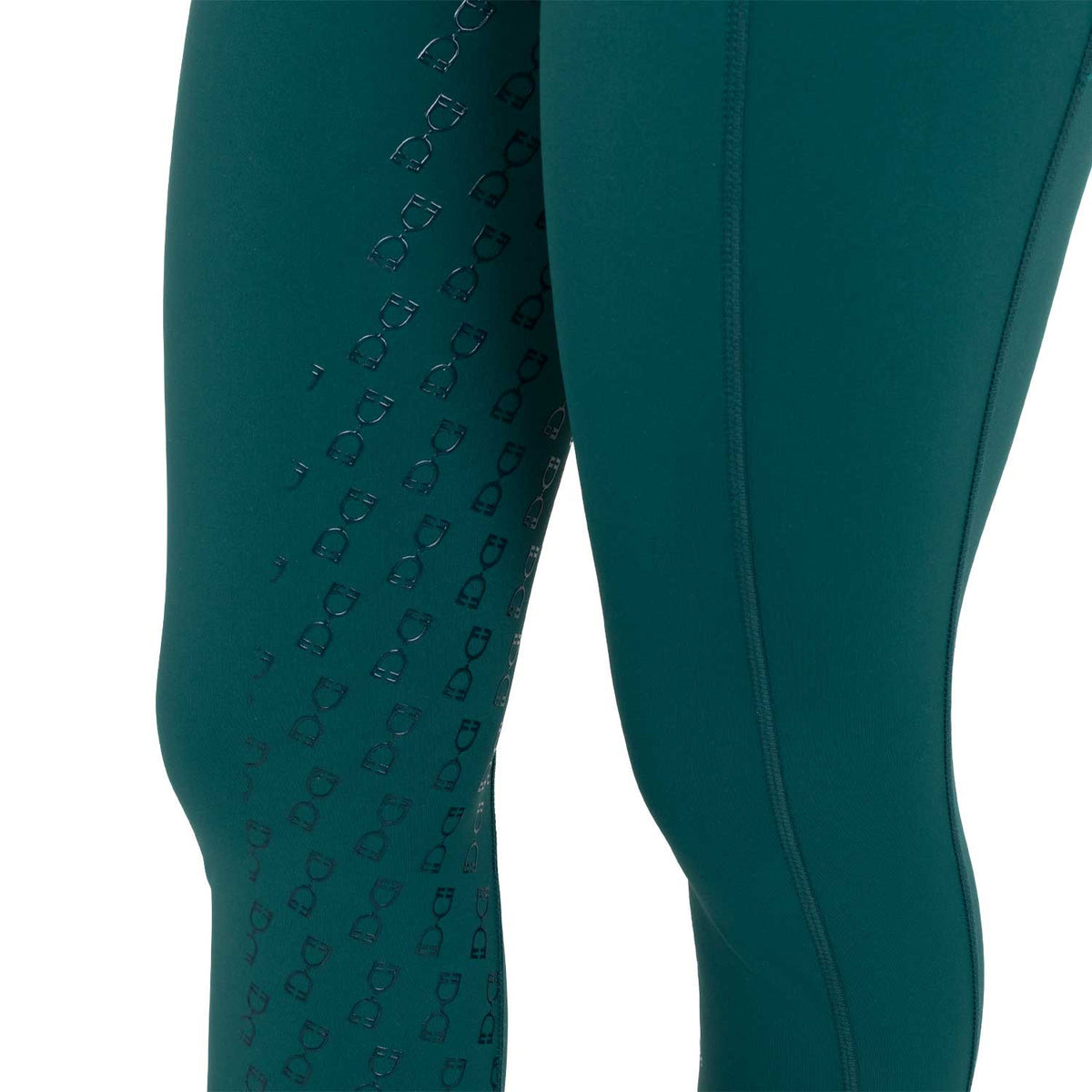 Leggings Donna Slim Fit Full Grip Siliconato – Equestro X FISE 100
