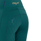 Leggings Donna Slim Fit Full Grip Siliconato – Equestro X FISE 100