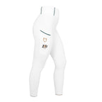 Leggings Donna Slim Fit Full Grip Siliconato – Equestro X FISE 100