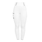 Leggings Donna Slim Fit Full Grip Siliconato – Equestro X FISE 100