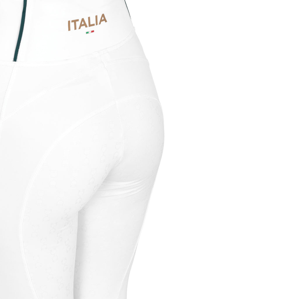 Leggings Donna Slim Fit Full Grip Siliconato – Equestro X FISE 100