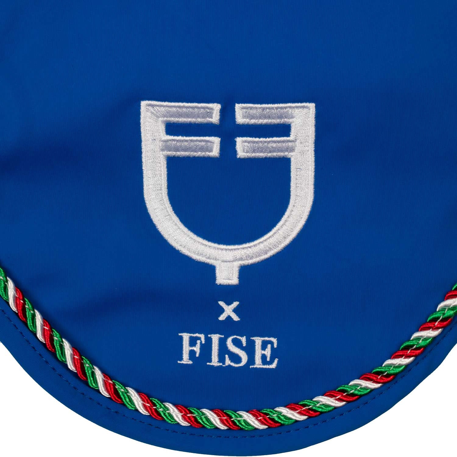 Equestro Cuffietta X FISE con Piping Tricolore LFETH09014