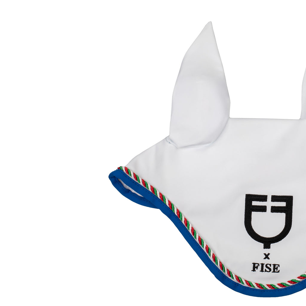 Equestro Cuffietta X FISE con Piping Tricolore LFETH09014