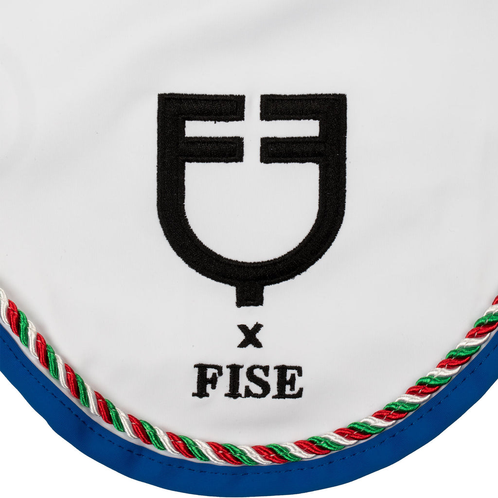 Equestro Cuffietta X FISE con Piping Tricolore LFETH09014