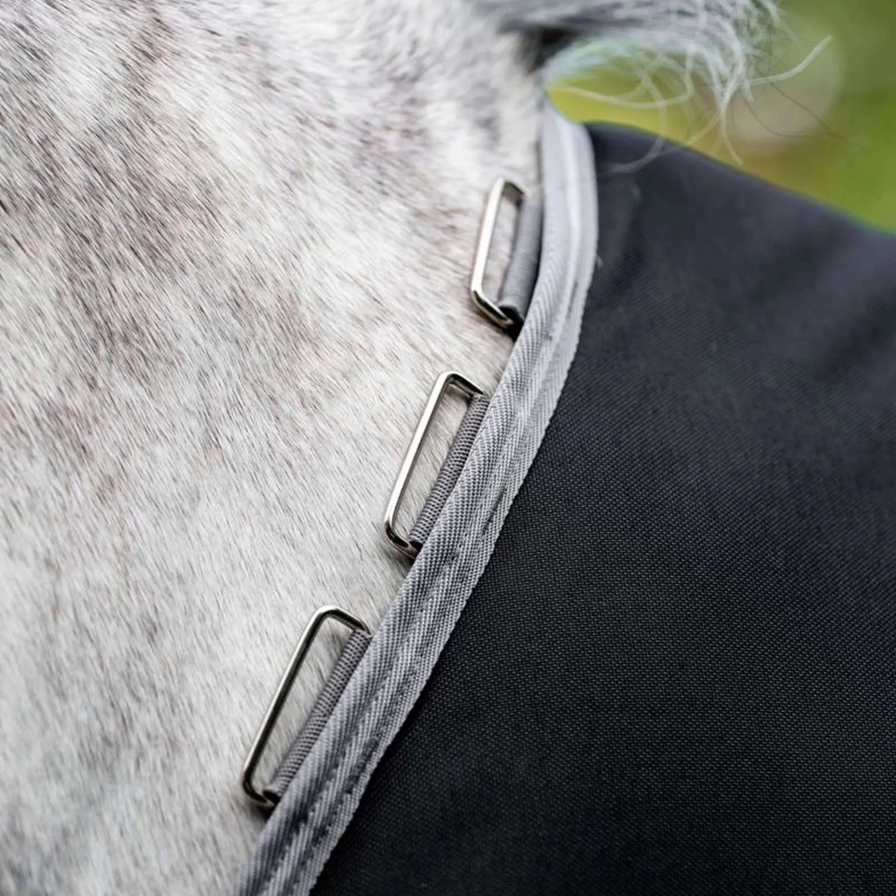 HORSEWARE AMIGO Turnout 1200D Plus 100g Nero/Grigio Titanio/Argento