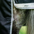 HORSEWARE AMIGO Turnout 1200D Plus 100g Nero/Grigio Titanio/Argento