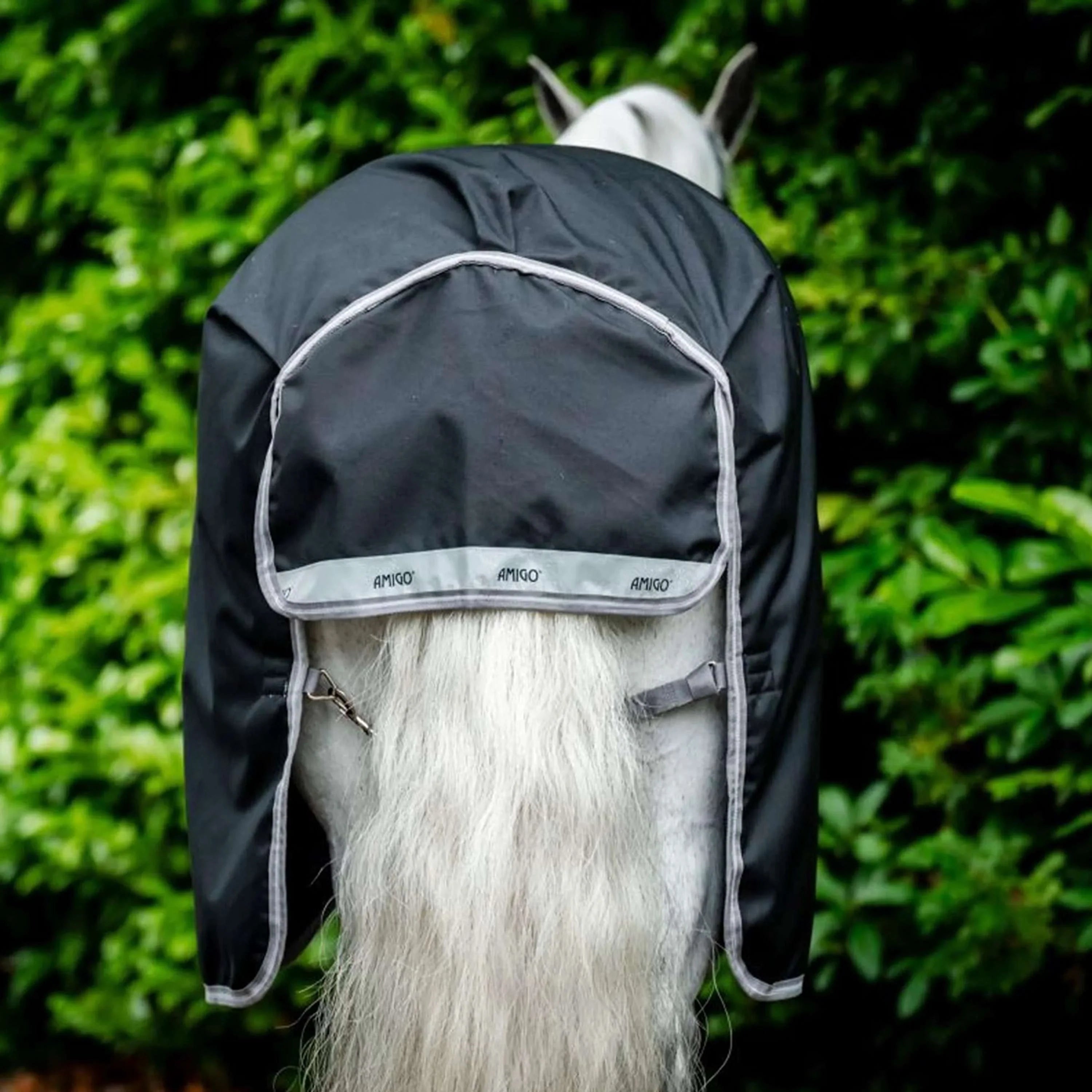 HORSEWARE AMIGO Turnout 1200D Plus 100g Nero/Grigio Titanio/Argento