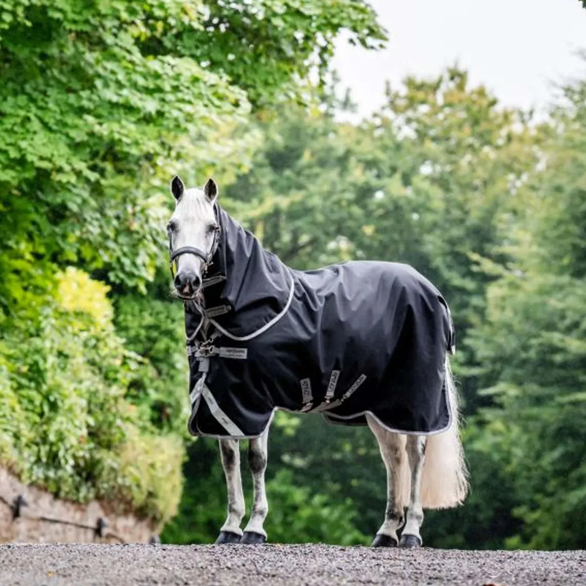 HORSEWARE AMIGO Turnout 1200D Plus 100g Nero/Grigio Titanio/Argento