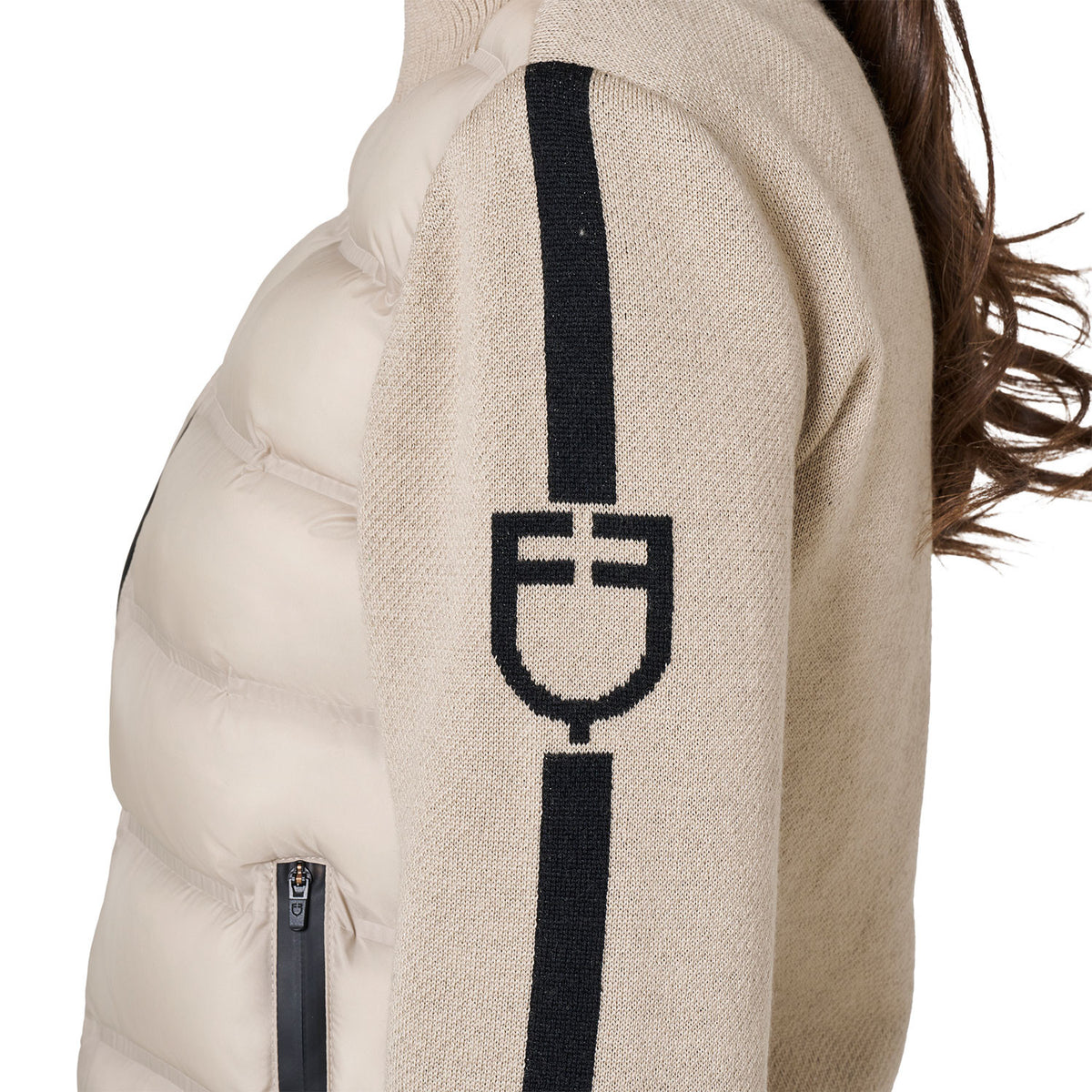 PIUMINO DONNA EQUESTRO IN MAGLIA