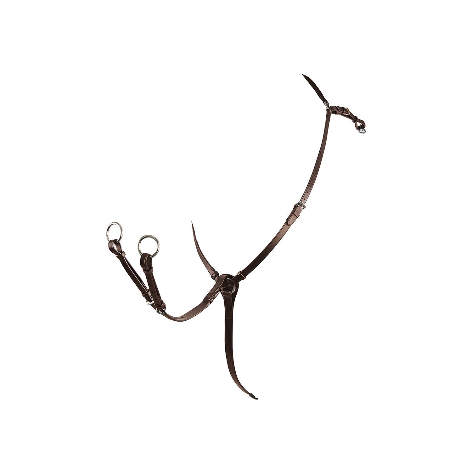 EQUESTRO PETTORALE DA CACCIA CON FORCHETTA Y IN PELLE