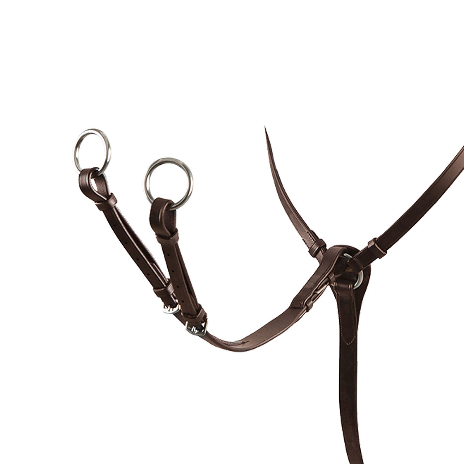 EQUESTRO PETTORALE DA CACCIA CON FORCHETTA Y IN PELLE