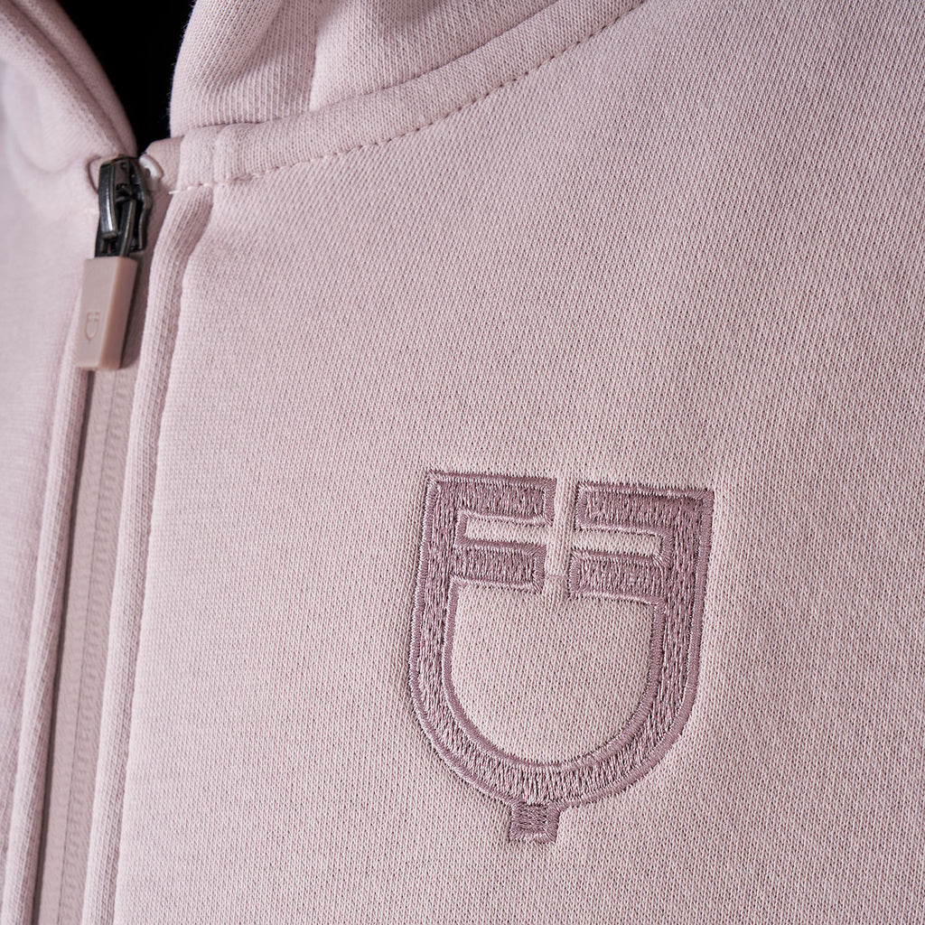 EQUESTRO FELPA UNISEX BAMBINI CON CAPPUCCIO E ZIP FRONTALE