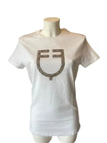 EQUESTRO T-SHIRT DONNA SLIM FIT IN COTONE