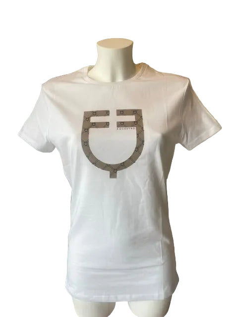 EQUESTRO T-SHIRT DONNA SLIM FIT IN COTONE